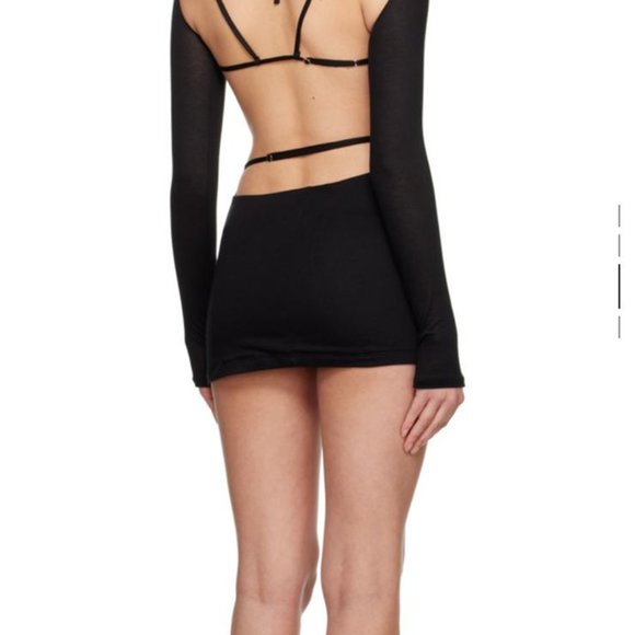 J6 Black Backless Minidress Size Small - Picture 2 of 5